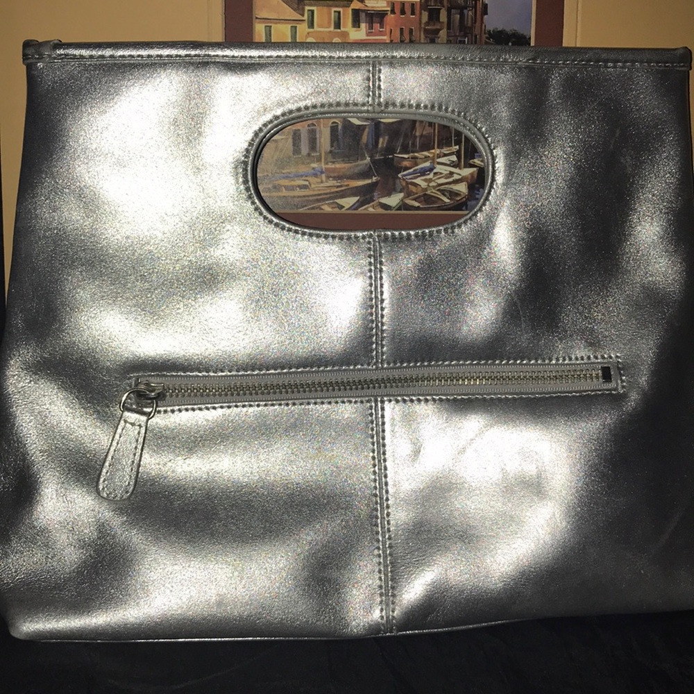 Valerie Stevens Silver Bag